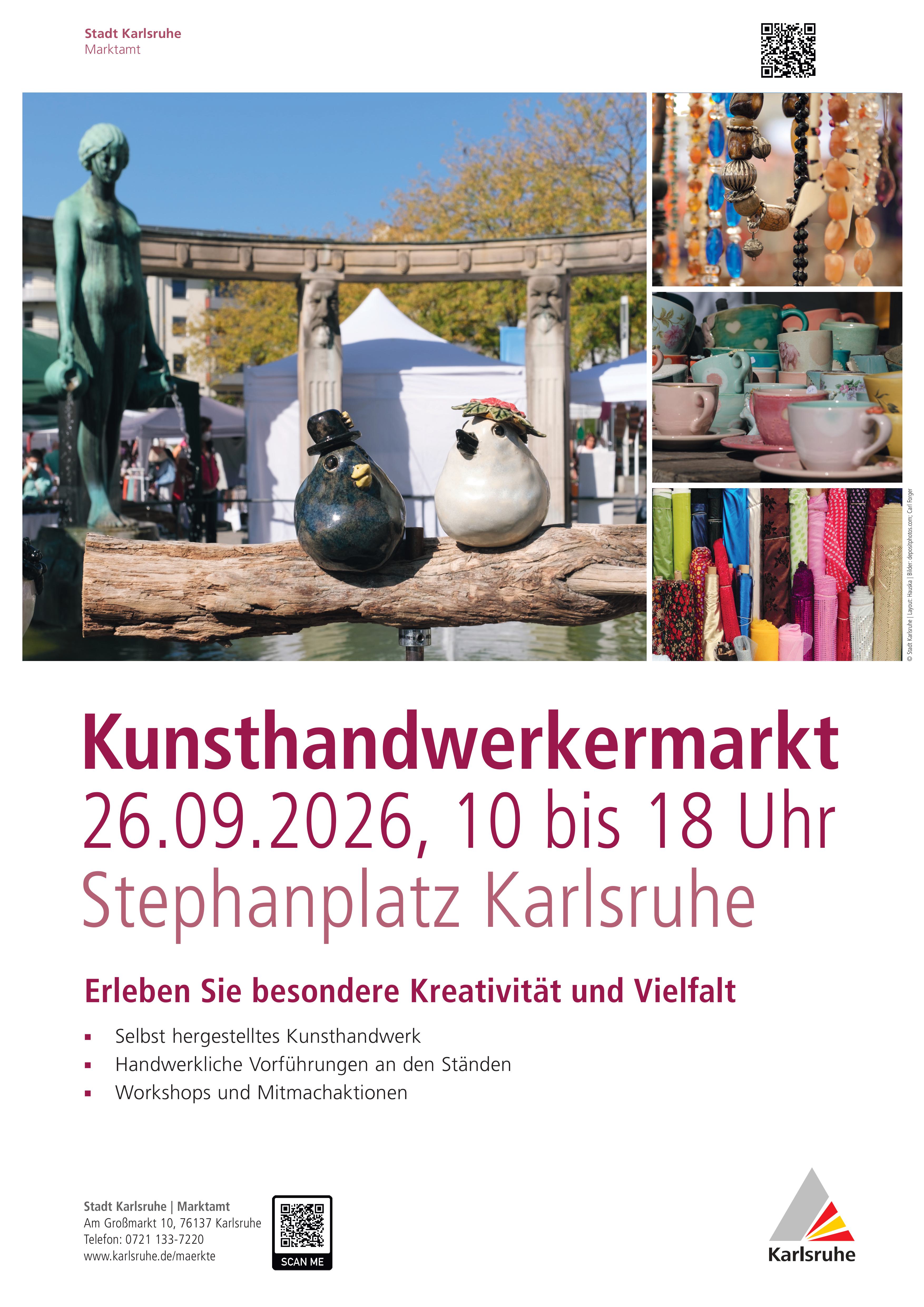 Foto von Kunsthandwerkermarkt in Karsruhe